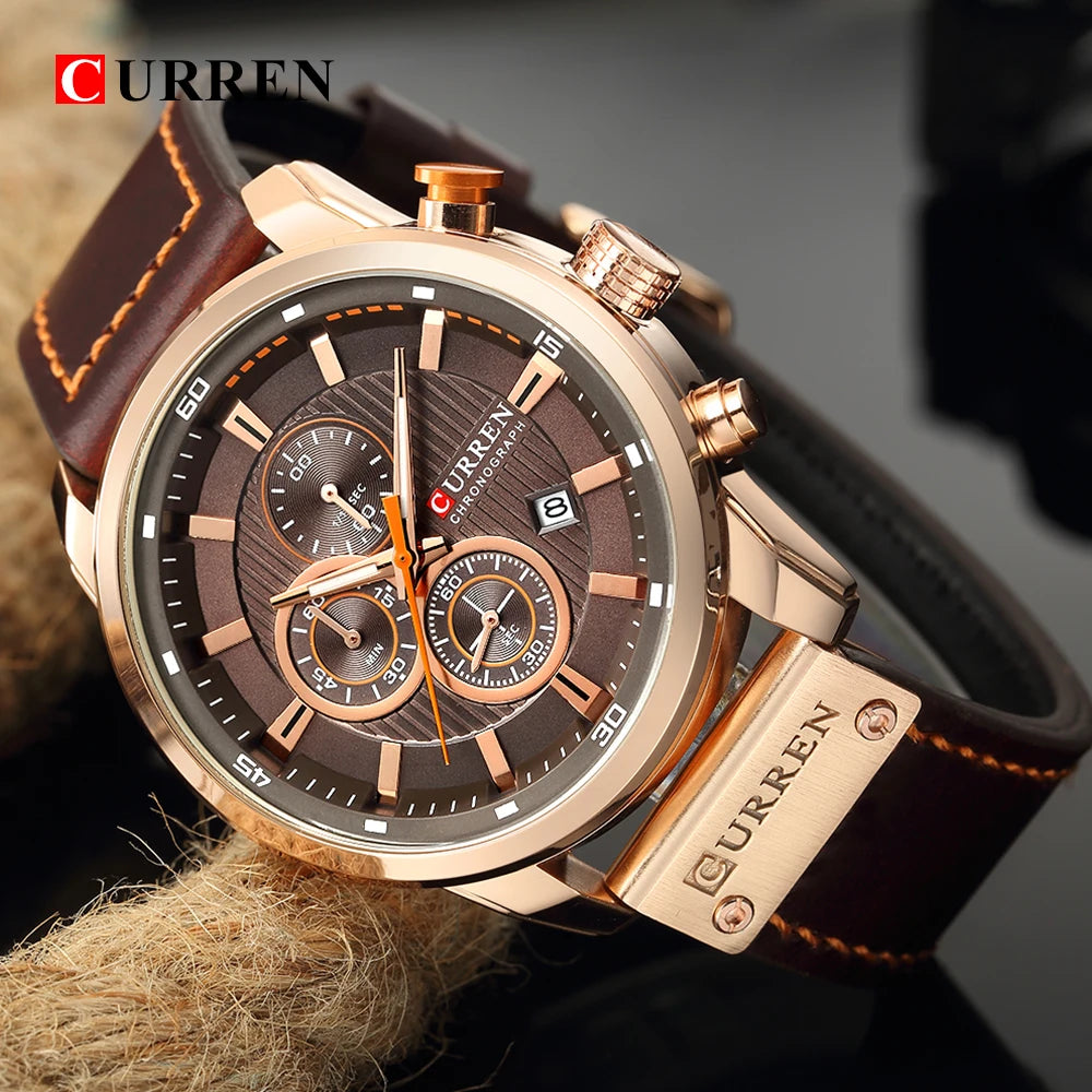 CURREN - Fashion Date Quartz - Men Watches - Hodinky Relogio Masculino - 2024