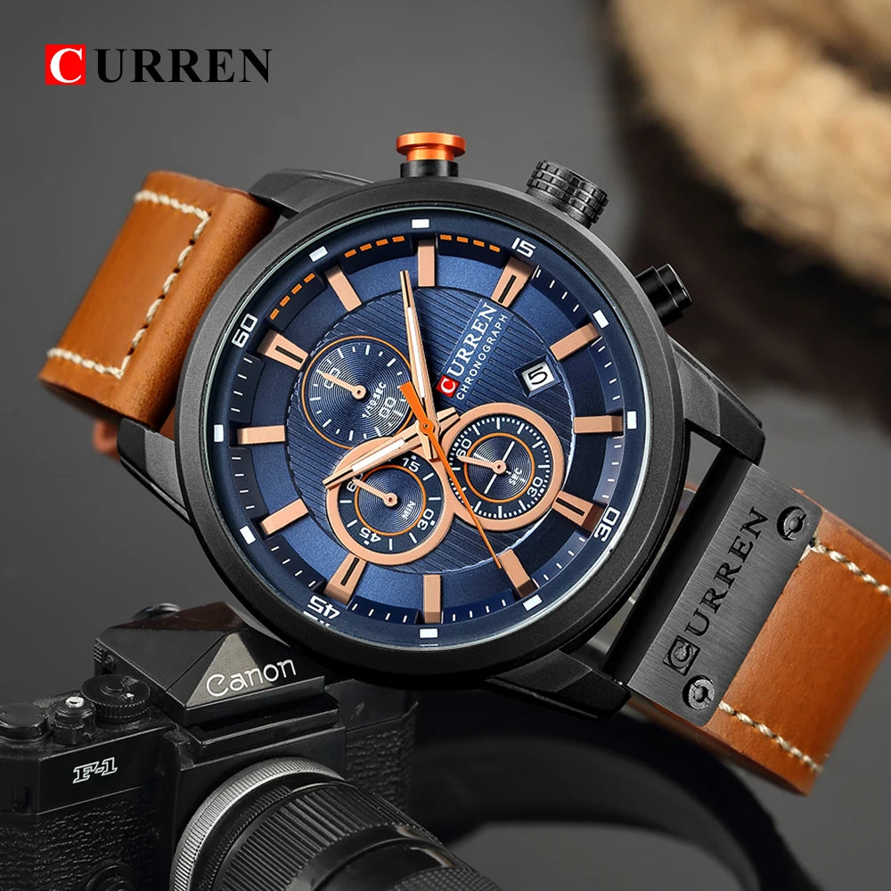 CURREN - Fashion Date Quartz - Men Watches - Hodinky Relogio Masculino - 2024