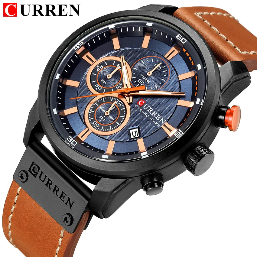 CURREN - Fashion Date Quartz - Men Watches - Hodinky Relogio Masculino - 2024