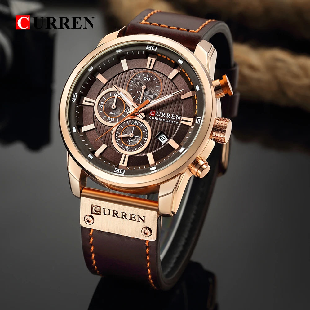 CURREN - Fashion Date Quartz - Men Watches - Hodinky Relogio Masculino - 2024