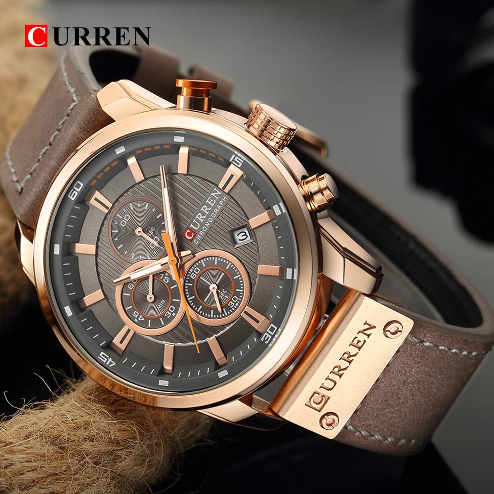 CURREN - Fashion Date Quartz - Men Watches - Hodinky Relogio Masculino - 2024