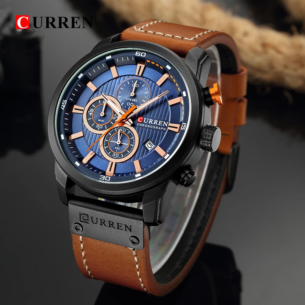 CURREN - Fashion Date Quartz - Men Watches - Hodinky Relogio Masculino - 2024