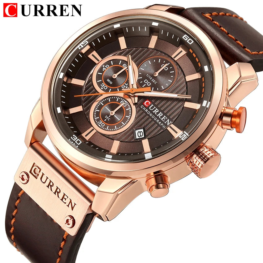 CURREN - Fashion Date Quartz - Men Watches - Hodinky Relogio Masculino - 2024