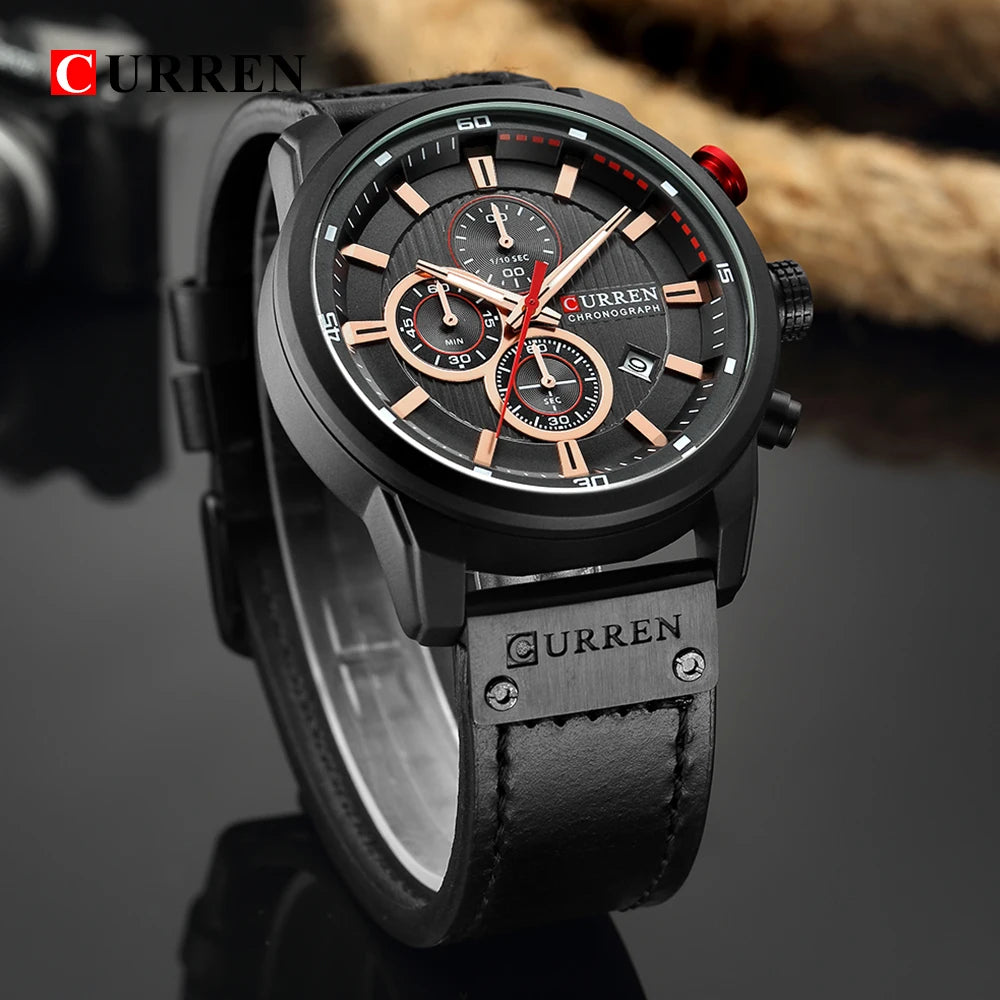 CURREN - Fashion Date Quartz - Men Watches - Hodinky Relogio Masculino - 2024