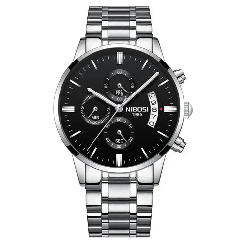 NIBOSI - Mens Watches - Luxury - Fashion Casual Dress - 2024