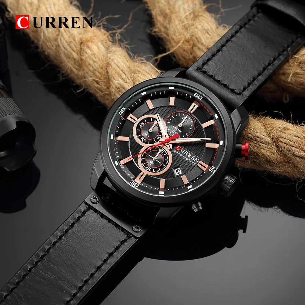 CURREN - Fashion Date Quartz - Men Watches - Hodinky Relogio Masculino - 2024