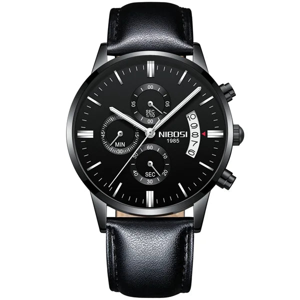 NIBOSI - Mens Watches - Luxury - Fashion Casual Dress - 2024