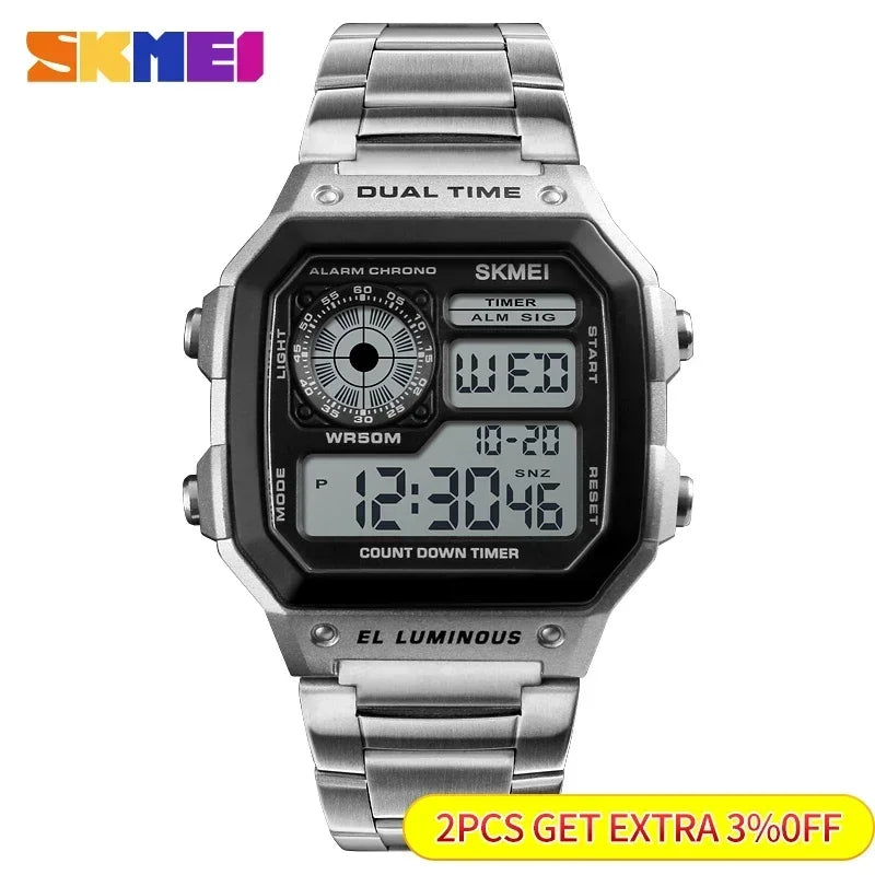 SKMEI - Digital Watch - Waterproof - multi-functional - 2024