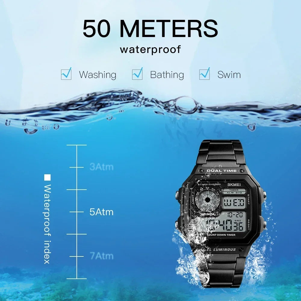 SKMEI - Digital Watch - Waterproof - multi-functional - 2024